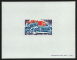 TAAF 1980 - Mi-Nr. 154 ** - MNH - Epreuve De Luxe - Antarktisforschung - Geschnittene, Druckproben Und Abarten
