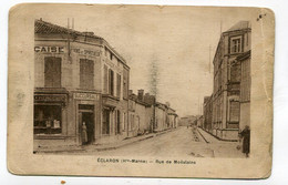 CPA  52 : ECLARON   Rue De Moëslains Avec Commerce    VOIR  DESCRIPTIF  §§§§§ - Eclaron Braucourt Sainte Liviere