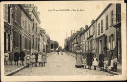 CPA Saint Just En Chaussée Oise, Rue De Paris - Andere Gemeenten