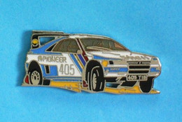 1 PIN'S //   ** PEUGEOT 405 RALLYE / TURBO 16 / GROUPE .S. PROTOTYPE ** . (Démons & Merveilles) - Peugeot