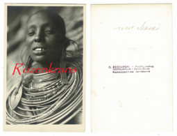 Carte Photo ZAGOURSKI Original Photo Kenya Kenia Masai Femme L'Afrique Qui Disparait Africa Ethnique CPA - Kenia