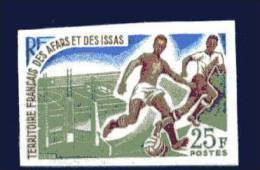 AFARS Et ISSAS - Yvert 334 NON DENTELE ** (RARE) - Cote Yvert 2022 60 Euros - Football (thème Sport) - Otros & Sin Clasificación