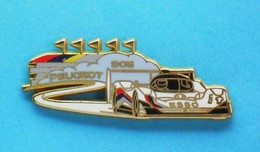 1 PIN'S //   ** PEUGEOT 905 / ESSO ** . (Arthus Bertrand Paris) - Peugeot