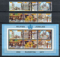 Barbuda 1977. Yvert 284-89 + Block 21 ** MNH. - Antigua And Barbuda (1981-...)