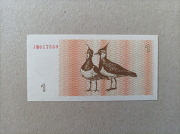 Billete De Lituania De 1 Talona, Año 1992, UNC - Lituania