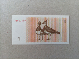Billete De Lituania De 1 Talona, Año 1992, UNC - Lithuania