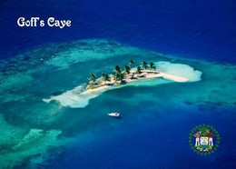 Belize Goff's Caye Aerial View  New Postcard - Belize