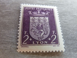Lyon - Secours National - Armoirie De Ville - 2f.+2f. - Violet - Neuf Sans Trace De Charnière - Année 1941 - - Unused Stamps