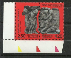 France  Paire  N° 2813A  Avec Repères De Couleurs    Neufs *  * TB= MNH VF - Ungebraucht