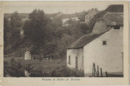 Houffalize   -   Prairie Et Bains De Rivière   -    Hôtel De L'Ourthe  -  1er Ordre. - Houffalize