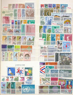 TIMBRE STAMP ZEGEL SUPERBE COLLECTION LUXEMBOURG ENTRE 1965-1996 TOUS XX CÔTE 1100 EUROS - Full Years