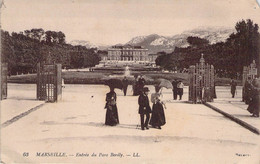 CPA - MARSEILLE - Entrée Du Parc Borély - LL - Carte Animée - Levy Fils - Parks, Gärten