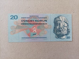Billete De Checoslovaquia De 20 Korun, Año 1970, UNC - Checoslovaquia