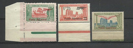 Tunisie Poste Aérienne    N° 2; 4 Et 6  Neufs * *      B/TB - Airmail