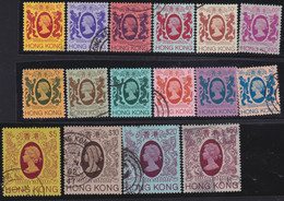 Hong Kong  .   SG  .    415/430      .    O   .   Cancelled - Used Stamps