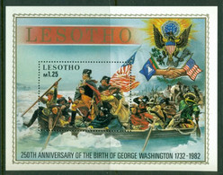 LESOTHO 1982 Mi BL 15** 250th Anniversary Of The Birth Of George Washington [DP1564] - George Washington