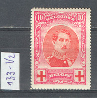 België Nr 133-V2 X Cote €65 Perfect - 1901-1930