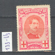 België Nr 133-V3 X Cote €65 - 1901-1930