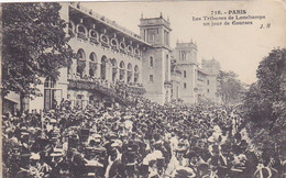 Cpa-75- Paris 16e Arr. -animée- Tribunes De Lonchamps Un Jour De Courses - Edi J.H. N°718 - Arrondissement: 16