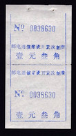 CHINA CHINE HUBEI TONGCHENG 437400 ADDED CHARGE LABELS (ACL) 1.30 YUAN   VARIETY! - Sonstige & Ohne Zuordnung