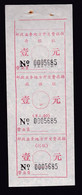 CHINA CHINE HUBEI HUANGGANG 436100 ADDED CHARGE LABELS (ACL) 1.0 YUAN High Value ! - Sonstige & Ohne Zuordnung