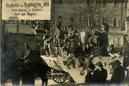 Montpellier * Carte Photo * Carnaval De 1924 * Union Générale Des étudiants * Le Char Des Rapins * Cavalcade Mi Carême - Montpellier