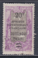 Oubangui N° 74 O Partie De  Série  : 20 F. Sur 5 F. Lilas-rose Et Gris, Oblitération Légère Sinon TB - Neufs
