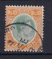 Ceylon: 1952   KGVI - Postal Fiscal (insc. Revenue)  SG F1   10R   Used - Ceylon (...-1947)