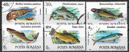 C2011 - Roumanie 1992 - Poissons 6v.obliteres - Gebruikt