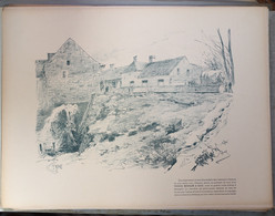 ERPE      - LITHOGRAPHIE DE ARMAND HEINS - 37 X 26 CM  -  VIEUX MOULIN A EAU    ==     2 AFBEELDINGEN - Erpe-Mere