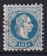 MiNr. 38A Österreich 1867, 1. Juni/1. Sept. Freimarken: Kaiser Franz Joseph Mit  Vollstempel AFLENZ (STEIERMARK) - Gebraucht