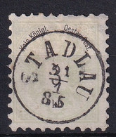 MiNr. 45A Österreich 1883, 15. Aug. Freimarken: Doppeladler Mit  Vollstempel STADLAU - Gebraucht