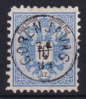 MiNr. 47C Österreich 1883, 15. Aug. Freimarken: Doppeladler Mit  Vollstempel GORENJAVAS (SLOWENIEN) - Gebraucht