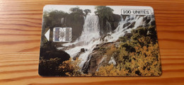 Phonecard Guinea - Waterfall - Guinea