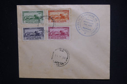 LIBAN - Oblitération Temporaire + Timbres Des Journées Médicales De Beyrouth En 1938 Sur Enveloppe - L 128089 - Storia Postale