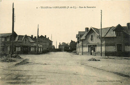 Tilloy Les Mofflaines * La Rue De Beaurains * Commerces Magasins - Other & Unclassified