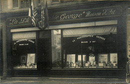 Paris 15ème * Carte Photo Devanture La Photographie GEORGE 91/93 Rue Lecourbe * + 1 Calendrier 1931 - Arrondissement: 15