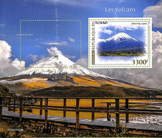 A8808 - TCHAD - ERROR MISPERF Stamp Sheet - 2021  Geology VOLCANOS - Volcans