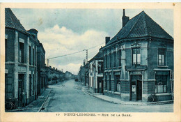 Noeux Les Mines * La Rue De La Gare * Café Hôtel ROCHEFORT - Noeux Les Mines