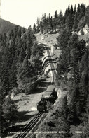 Austria, Zahnradbahn Auf Den Schneeberg, Rack Railway Train, RPPC Postcard - Schneeberggebiet