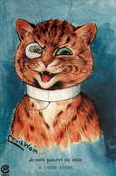 Chat Humanisé * CPA Illustrateur LouisWAIN Wain * Lunette Monocle * Chats Cat Cats Katze Humanisés - Gatti