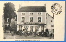 21 - Côte D'Or - Montigny Sur Aube - Cafe De La Place (N9038) - Autres & Non Classés