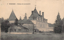 ¤¤  -   GRADIGNAN   -  Chateau De Laurenzanne   -   Carte Abimée     -   ¤¤ - Gradignan