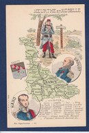 CPA Géographie Cartes Géographiques Non Circulé Dos Non Séparé Meurthe Et Moselle Haxo Drouot - Mapas