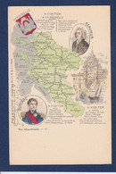 CPA Géographie Cartes Géographiques Non Circulé Dos Non Séparé Charente Duperré Réaumur - Maps