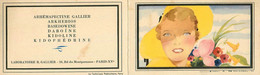 Petit Calendrier Ancien Publicitaire Illustrateur JEAN ADRIEN MERCIER 1937 Mercier * Pharmacie Laboratoire Paris 15ème - Petit Format : 1921-40