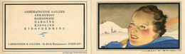 Petit Calendrier Ancien Publicitaire Illustrateur JEAN ADRIEN MERCIER 1937 Mercier * Pharmacie Laboratoire Paris 15ème - Small : 1921-40