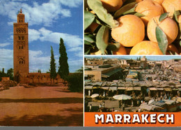 MAROC MARRAKECH LA PLACE JAMAA EL FNA MOSQUEE KOUTOUBIA LES ORANGES - Marrakech