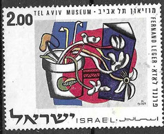 ISRAELE - 1970 - MUSEO DI TEL AVIV - PITTURA  - 2,00 - USATO (YVERT 428 - MICHEL 494) - Usados (sin Tab)