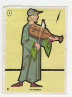 Chocolat Menier. Série C : Epoque Saint Louis. Image N°13 Ruteboeuf 1225 - Vers 1285. Vignette Papier De 5,8 Cm X 8 Cm - Chocolat